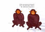 2 wise monkeys