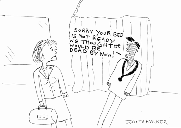 Empathy for the Doctor | Judith Walker - Cartoonist
